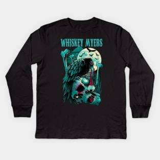 WHISKEY MYERS BAND MERCHANDISE Kids Long Sleeve T-Shirt